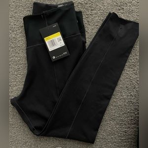 Nike black work out pants - mid length women’s small